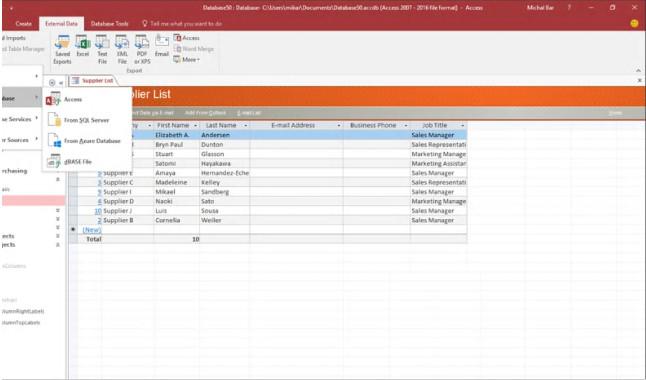 Microsoft access 2